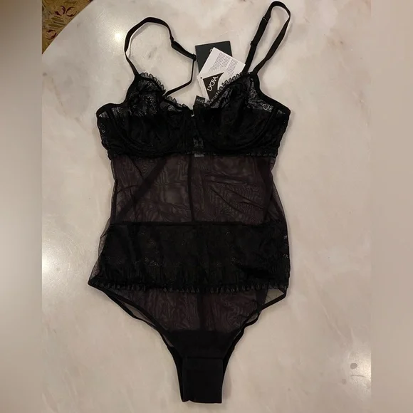 La Perla Studio Black Bodysuit 34 B NWT - Picture 6 of 8